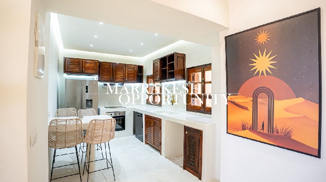 Bohemian Chic Apartment for Sale without Overlooking in Majorelle