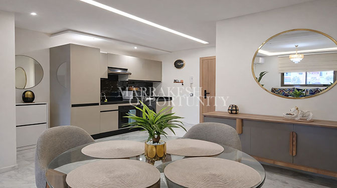 Sublime Appartement T2 meublé en location longue durée à Guéliz