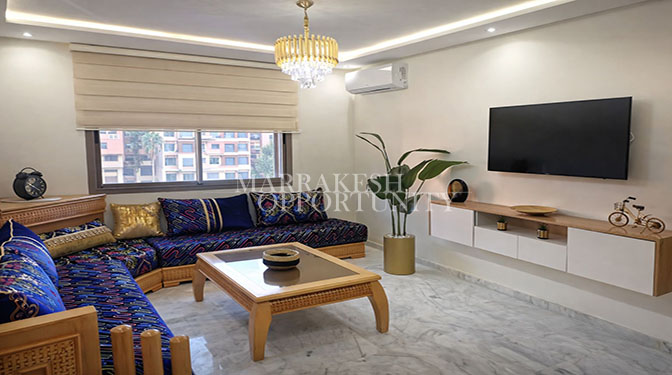 Sublime Appartement T2 meublé en location longue durée à Guéliz