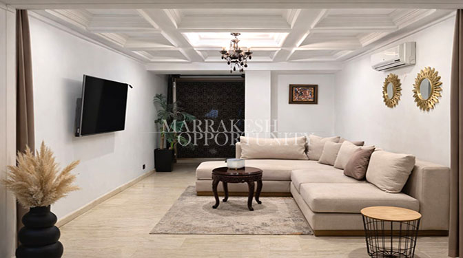 Superbe villa meublée avec piscine en location annuelle à Targa