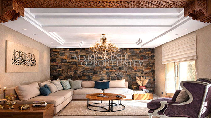 Superbe villa meublée avec piscine en location annuelle à Targa