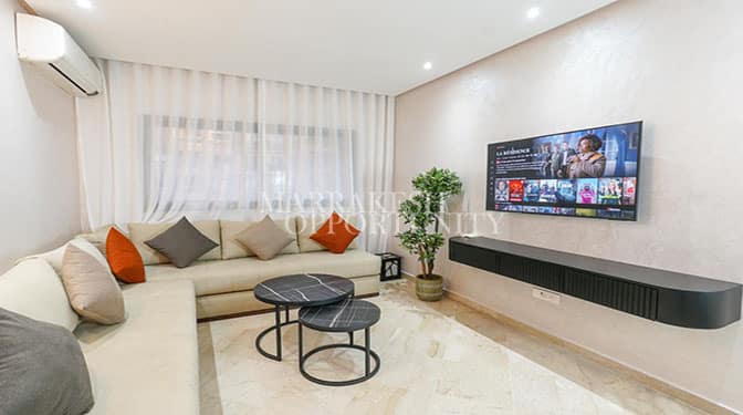 Appartement T2 meublé en location longue durée à Guéliz