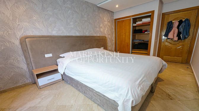 Appartement T2 meublé en location longue durée à Guéliz