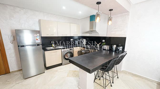 Appartement T2 meublé en location longue durée à Guéliz