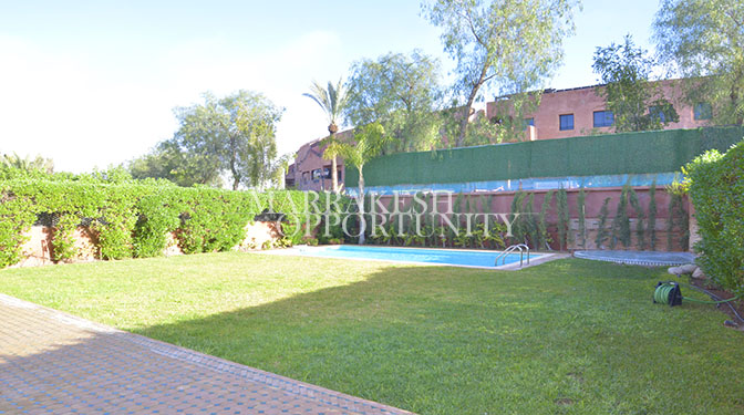 Furnished Villa for Long-term Rental with Pool in Palmeraie