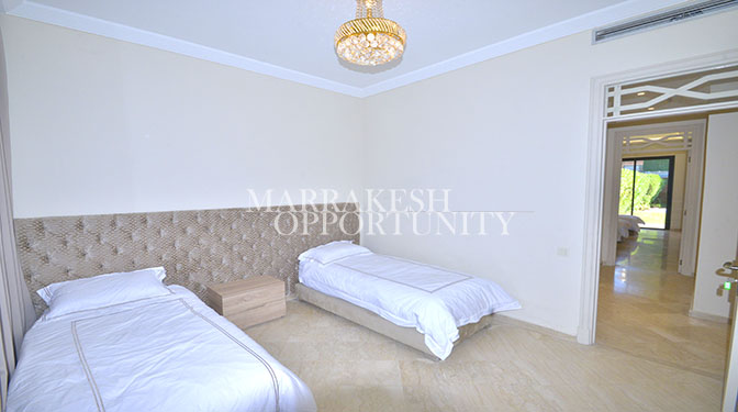 Furnished Villa for Long-term Rental with Pool in Palmeraie