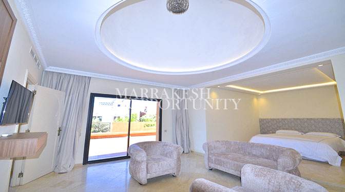 Furnished Villa for Long-term Rental with Pool in Palmeraie