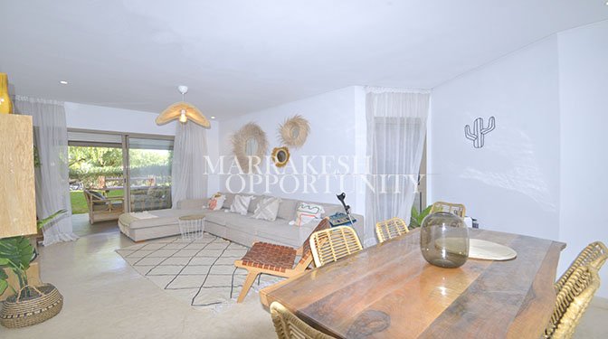 Furnished Apartment for Long-term Rental Garden Level in Agdal