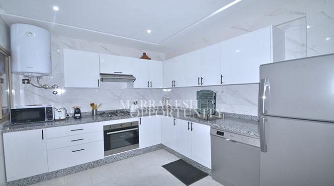 Superb Furnished Apartment T4 for Long-term Rental in Gueliz