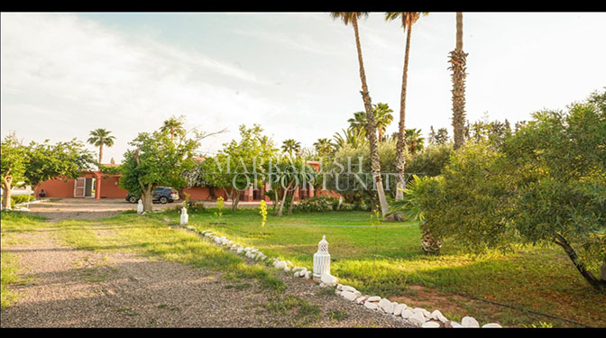 Sumptuous Single-story Furnished Villa for Long-term Rental in Route de Fes