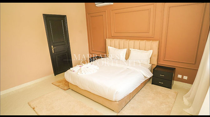 Sumptuous Single-story Furnished Villa for Long-term Rental in Route de Fes