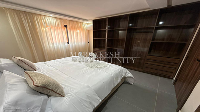 Exceptional Furnished Duplex for Long-term Rental in Gueliz