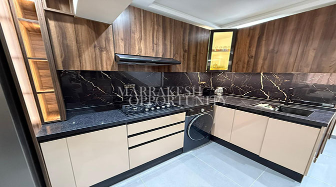 Exceptional Furnished Duplex for Long-term Rental in Gueliz