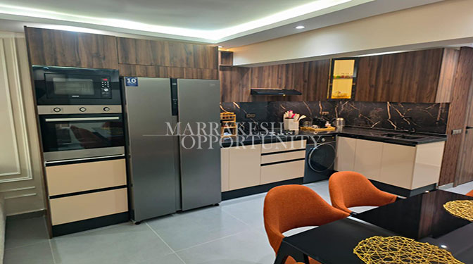 Exceptional Furnished Duplex for Long-term Rental in Gueliz