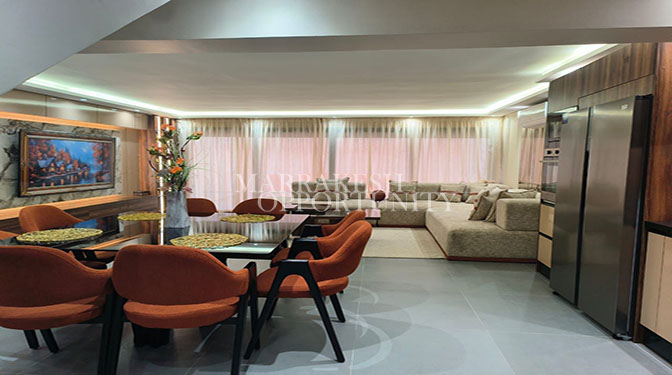 Exceptional Furnished Duplex for Long-term Rental in Gueliz