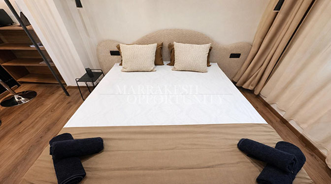 Furnished Studio for Long-term Rental in Gueliz