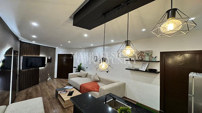 Furnished Studio for Long-term Rental in Gueliz