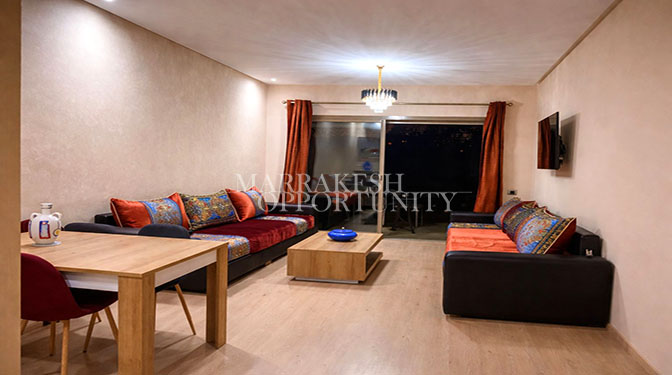 Furnished Apartment for Long-term Rental Garden Level in Agdal