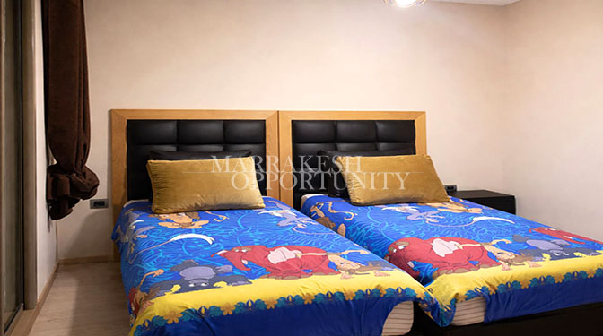 Furnished Apartment for Long-term Rental Garden Level in Agdal