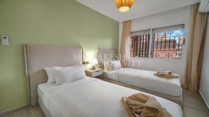 Furnished Apartment for Long-term Rental in Gueliz