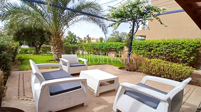 Furnished Apartment for Long-term Rental Garden Level in Route Casa