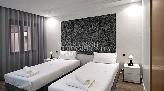 Furnished Apartment for Long-term Rental Garden Level in Route Casa