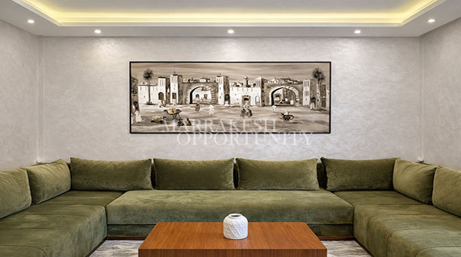 Furnished Apartment for Long-term Rental in Gueliz